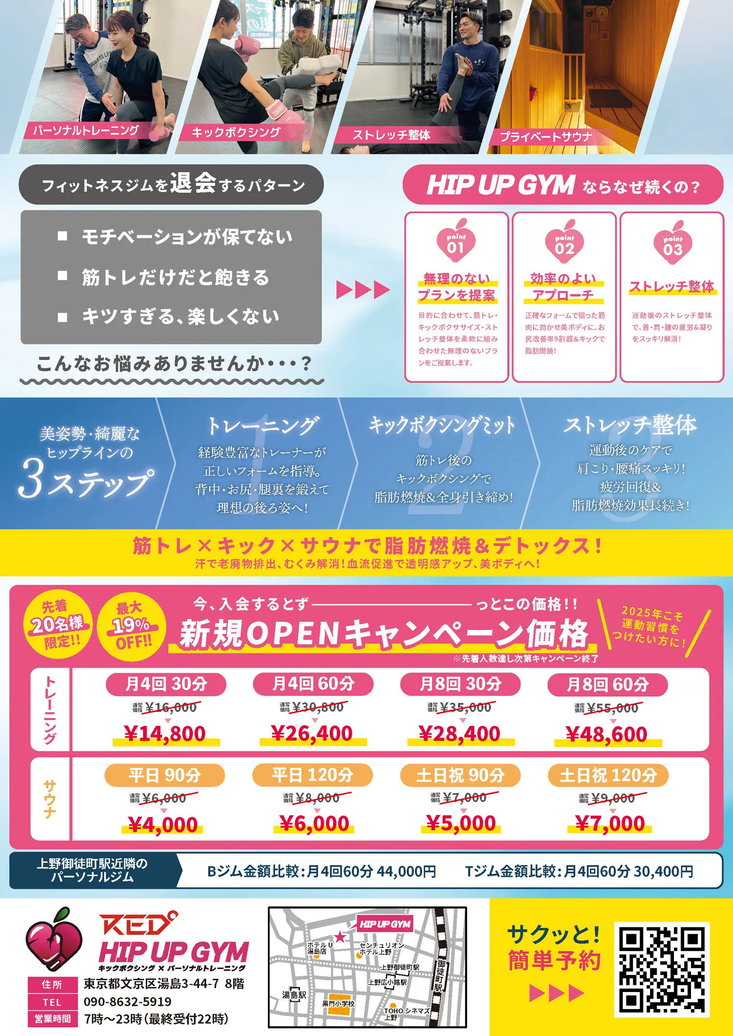 RED° HIP UP GYM 内部